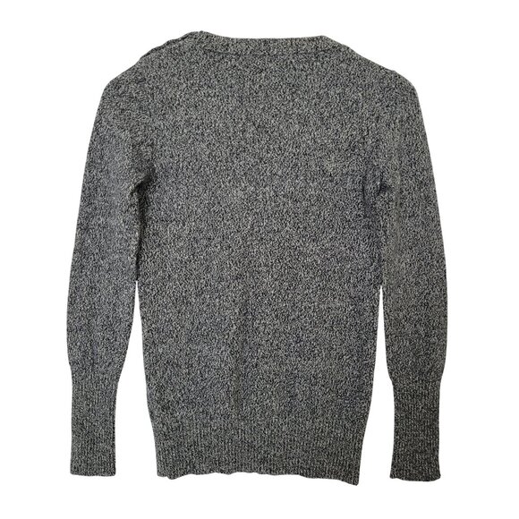 J.Crew Marbled Alexie Sweater Womens Size S Merino Wool Button Shoulder Detail - Picture 2 of 6